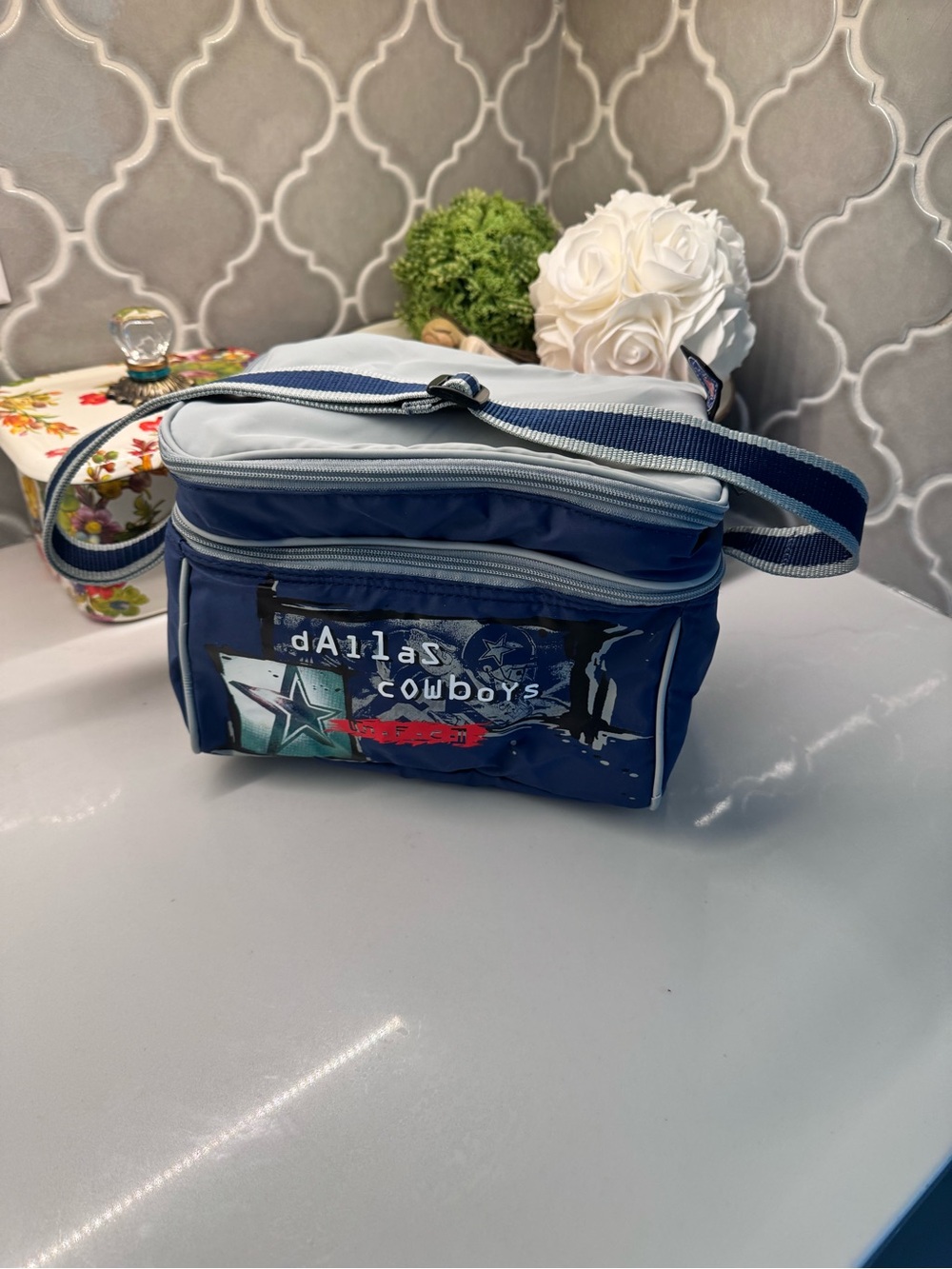 Vintage NFL Dallas Cowboys Insulated Lunch Bag Cooler Officially Licensed